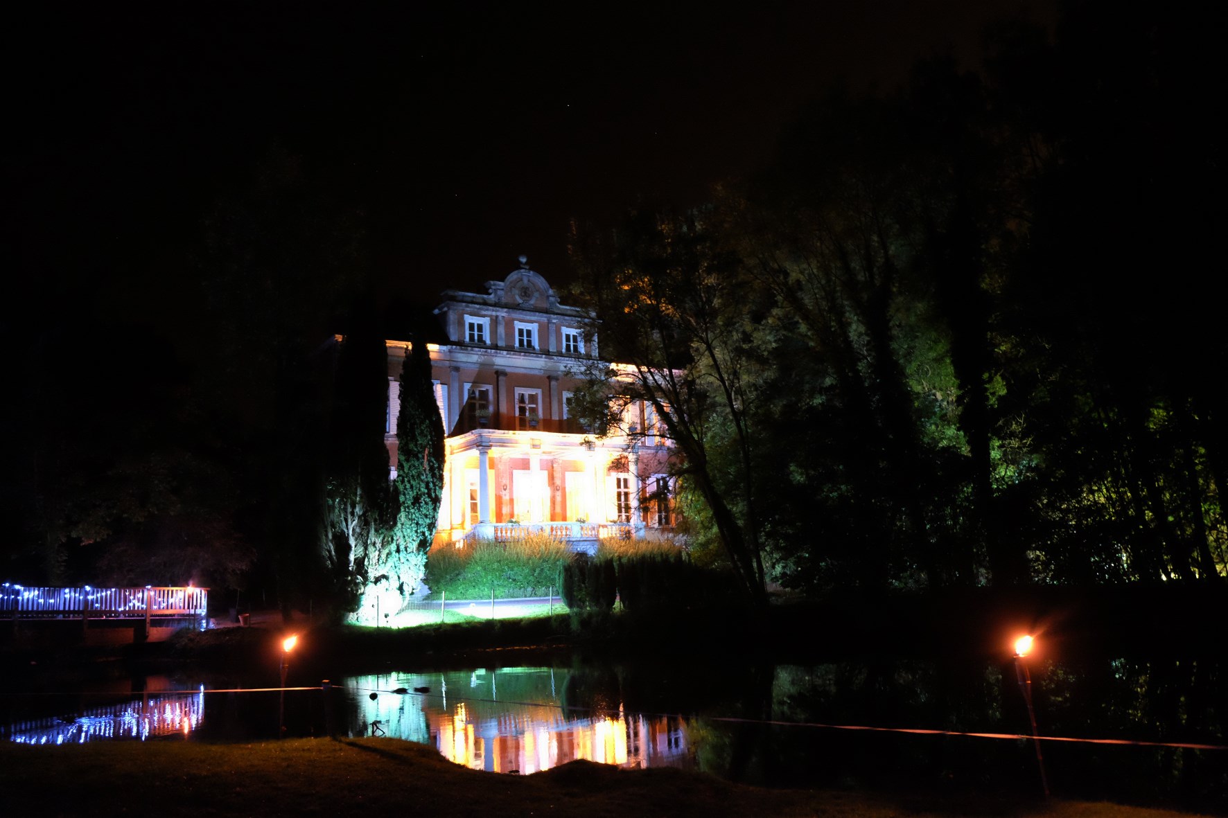 Château vue de nuit